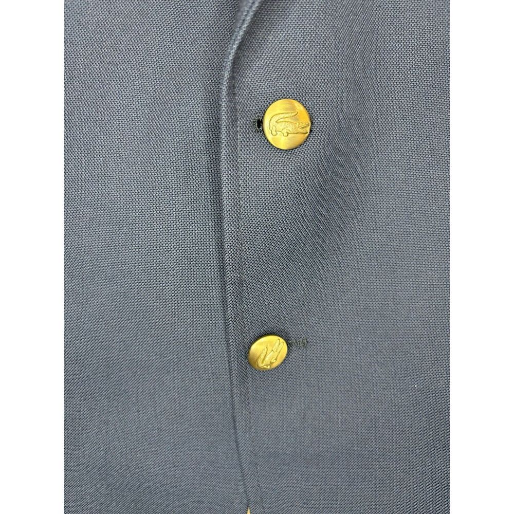 IZOD Lacoste Vintage Blue Single Breasted Two Gold‎ Buttons Blazer 42R USA Made - Picture 7 of 9